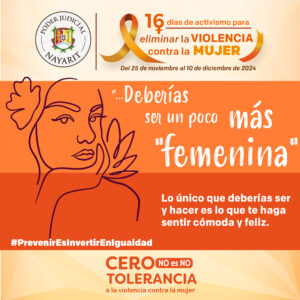 "Deberías se un poco mas femenina"