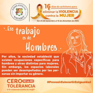 "...Ese trabajo es de hombres..."
