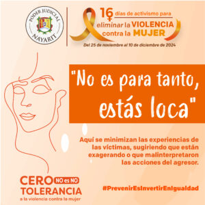 "No es para tanto, estás loca"
