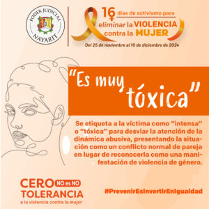 "Es muy tóxica"