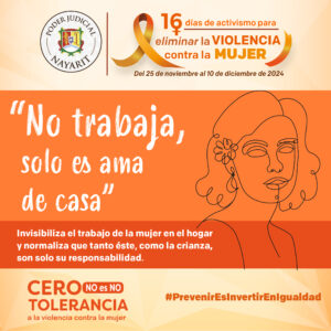 "No trabaja, solo es ama de casa"